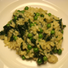 Risotto cu spanac si mazare