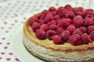 Cheesecake cu zmeura