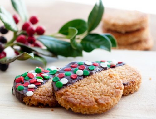 Ginger shortbread cookies/biscuiti cu ghimbir – vegani, GF