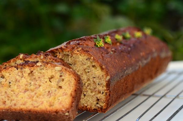 Banana bread cu fructe de aronia 